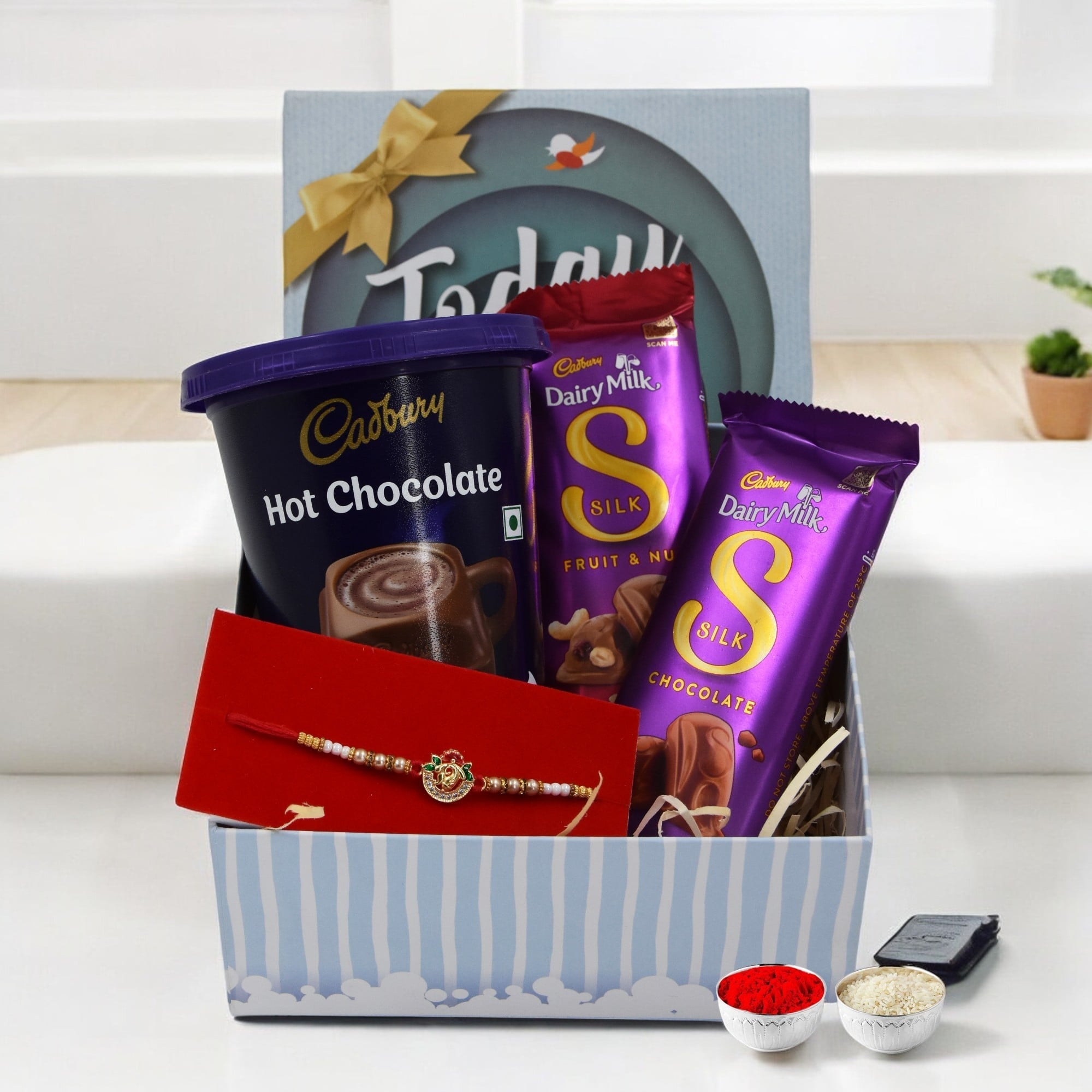 Cadbury Hot Chocolate Silk with Rakhi