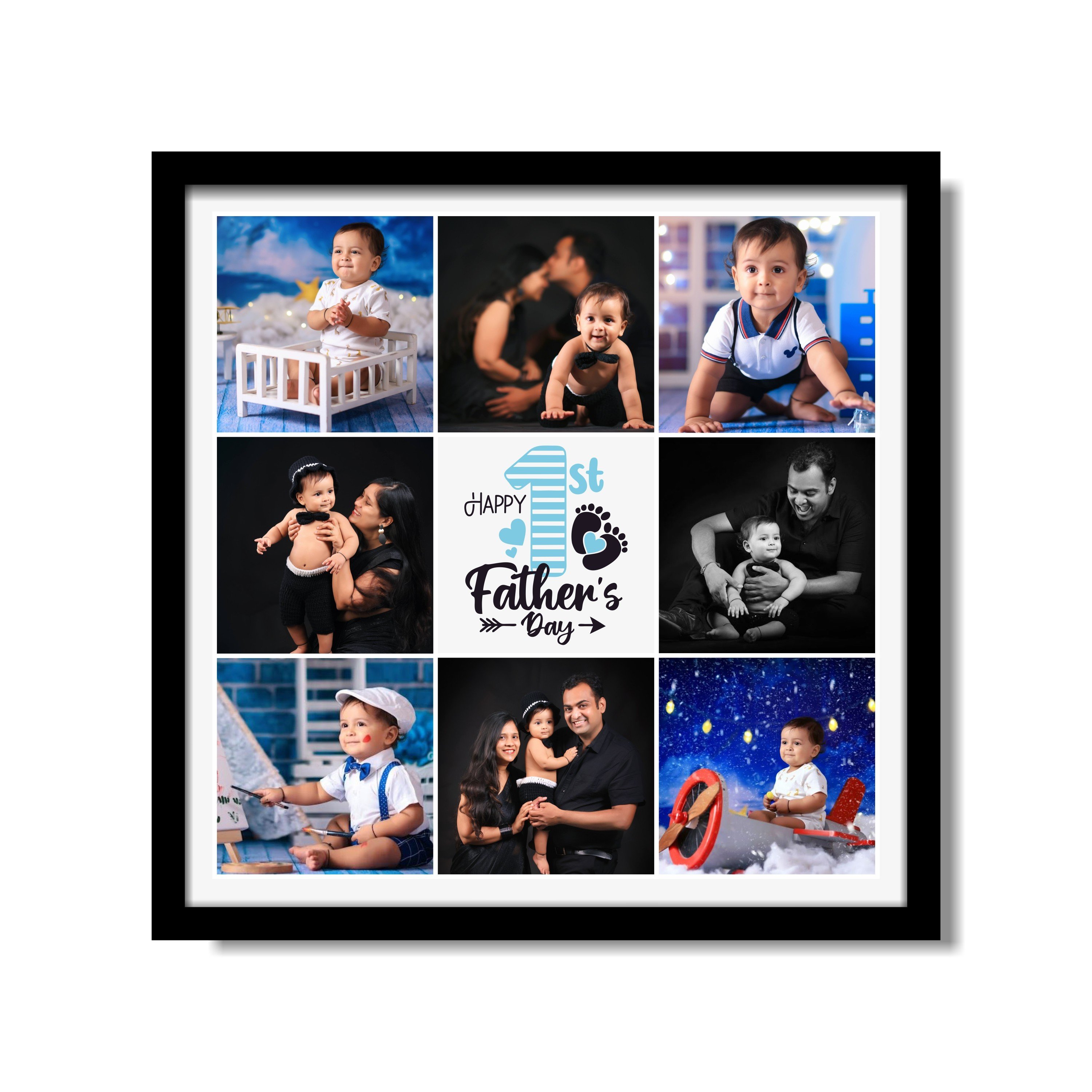 First father’s day gift – Collage photo frame 