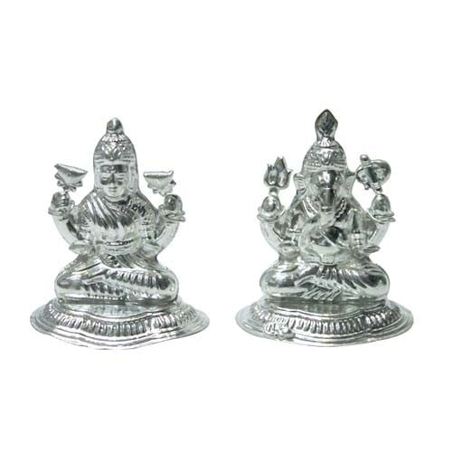 Silver Laxmi Ganesh