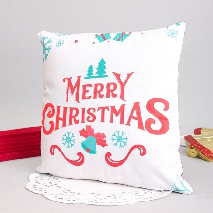 XMas White Cushion