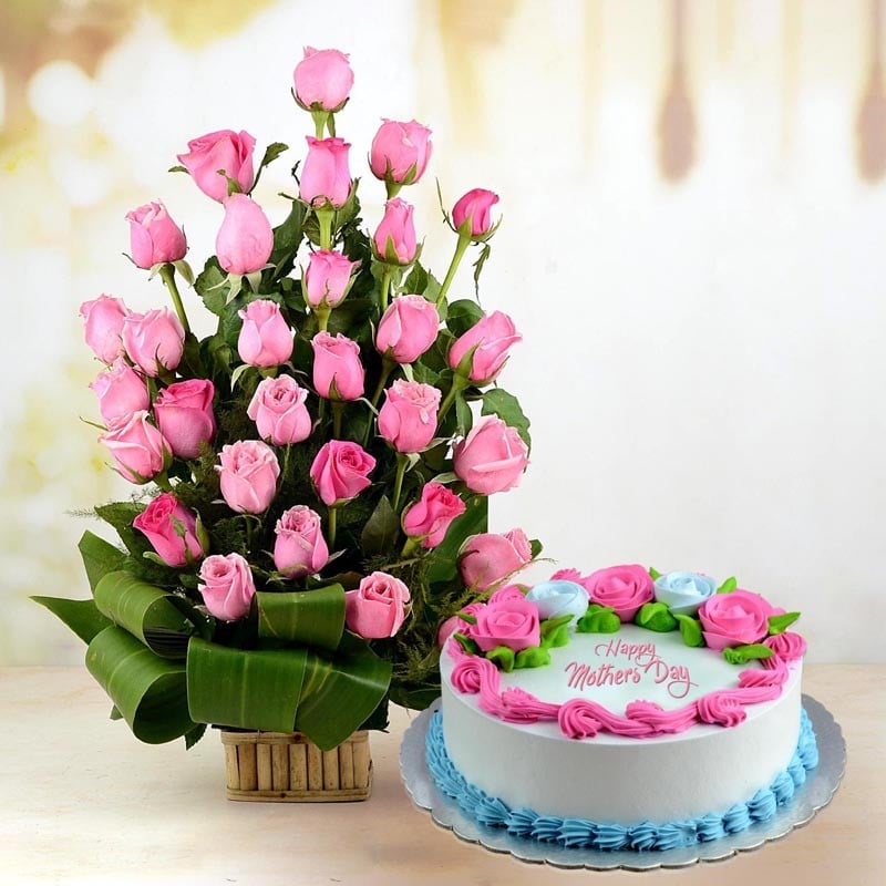 Blissful Rosy Hamper For Mom