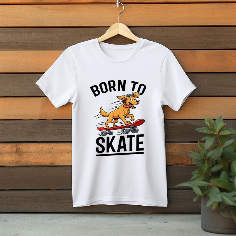 Born to Skate T-Shirt & The Man Company Signature Perfume Duo Gift Set