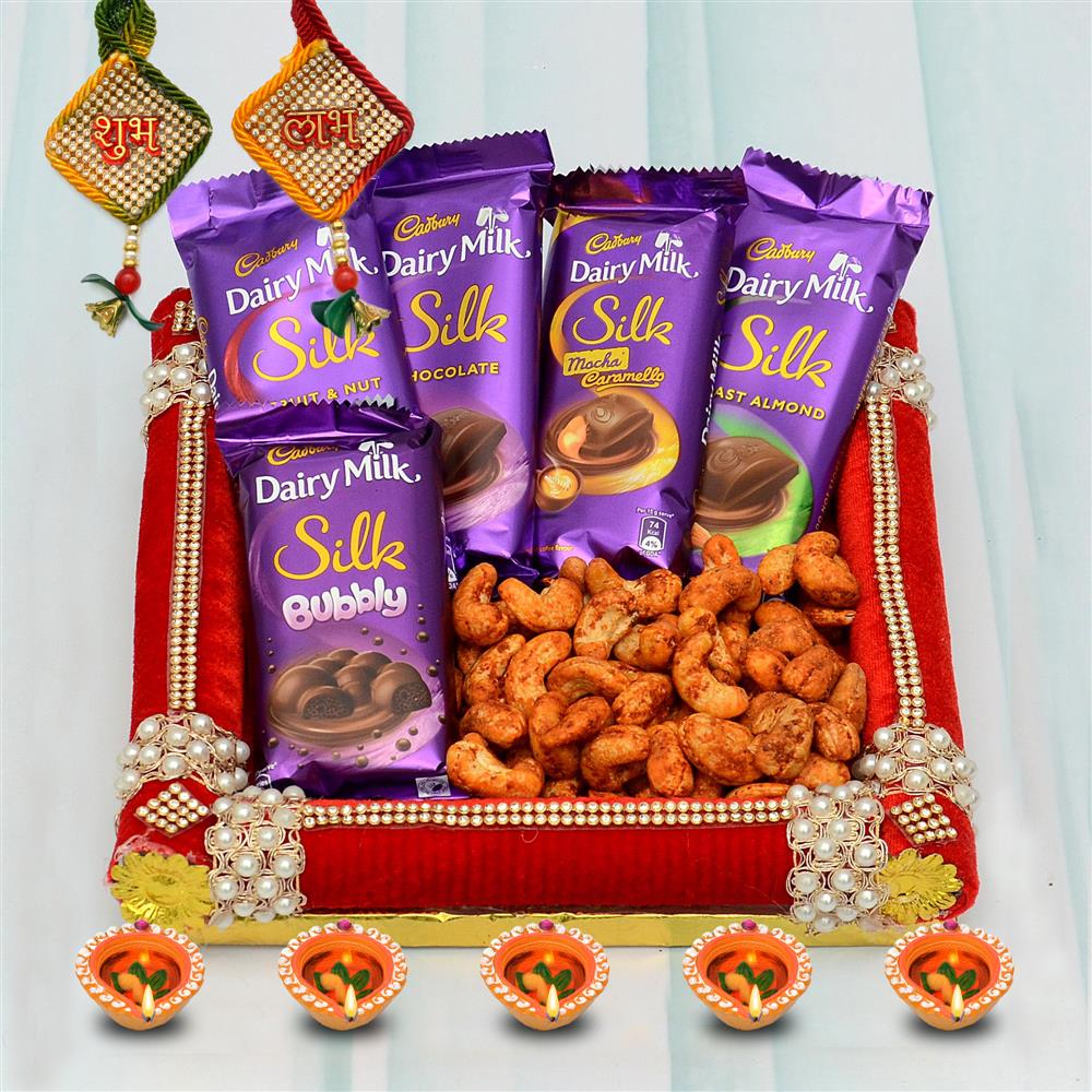 Dry Fruits and Chocolates Thali