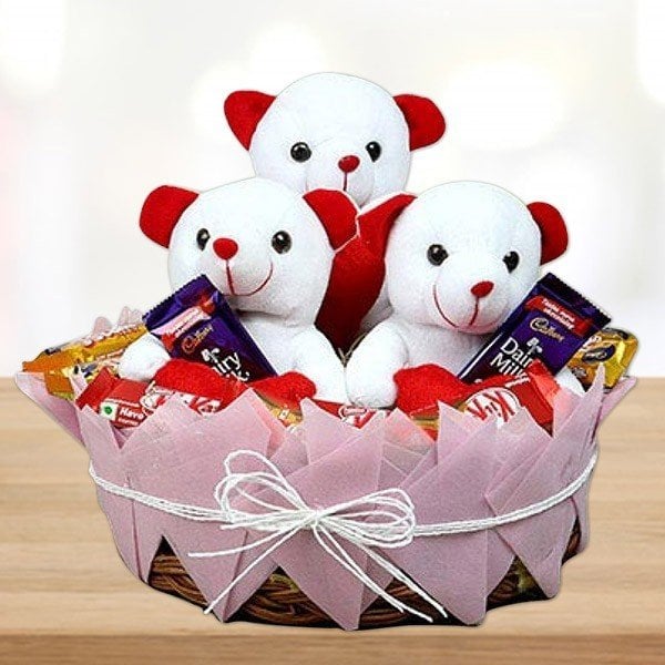 Teddy Basket of Surprise