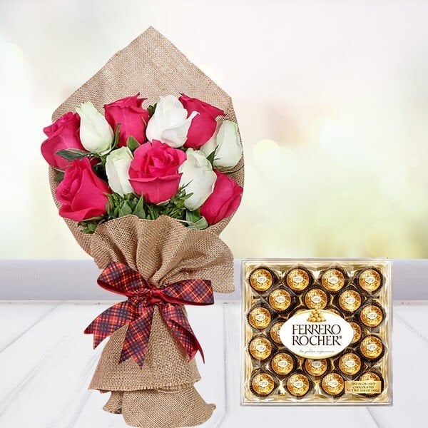 Fascinated Roses N Rocher Combo