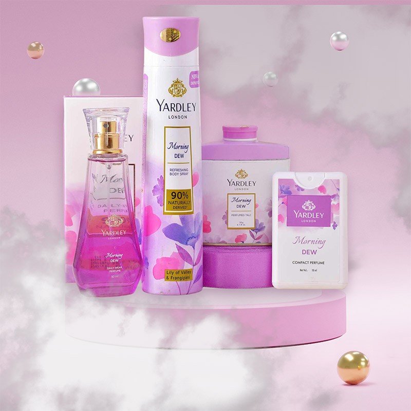 Yardley London Morning Dew  Combo Gift Basket