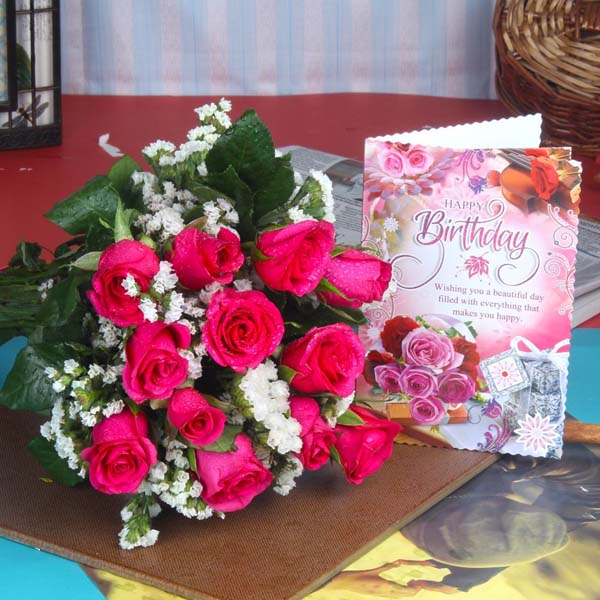 Flowers and Card