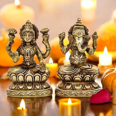 Lakshmi N Ganesh Idols