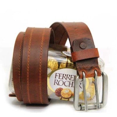 Leather Belt N Chocolates