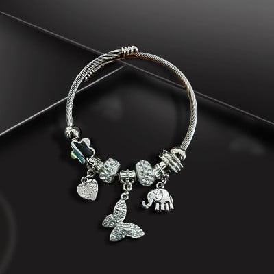 Oxidise Silver Bracelet for Girls