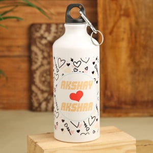 Mr. Mrs. Couple Personalized Bottle