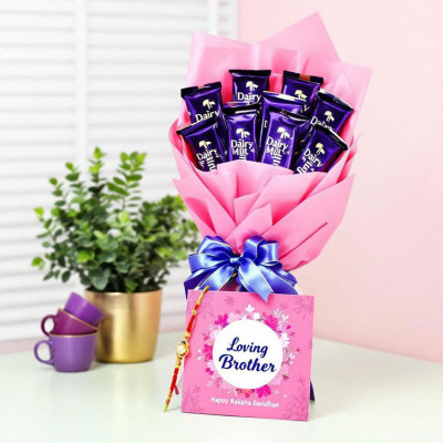 Elaborat emotions - Rakhi With Chocolates Online