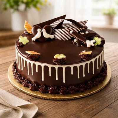 Dark Wonder Chocolate Cake
