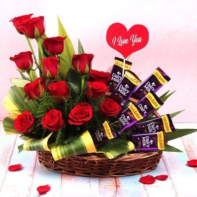 Affectionate Love Basket