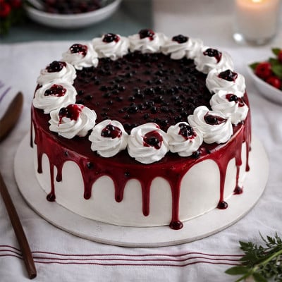 Half Kg Blue Berry Cake