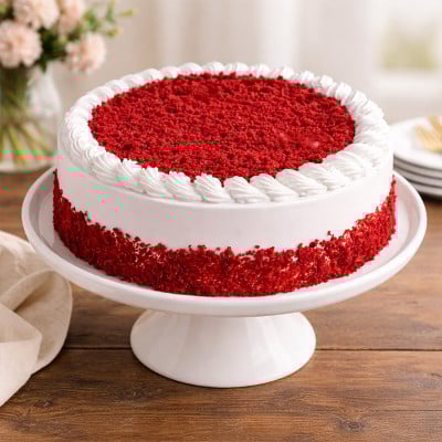 Half kg Red velvet Cake