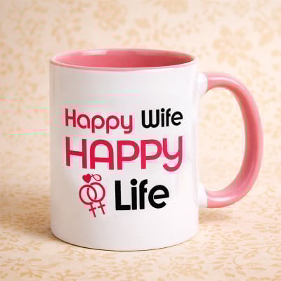 Happy Wife Happy Life Mug