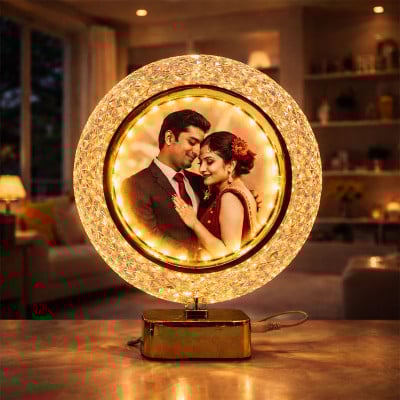 Online Gifts Delivery Led Crystal Light Photo Frame Lamp