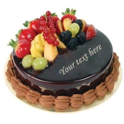 Chocolate Fruit Cake One Kg