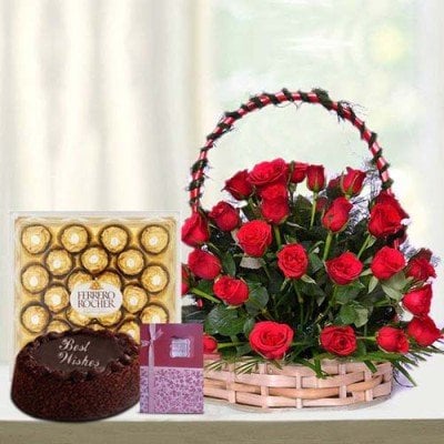 Red Basket Hamper