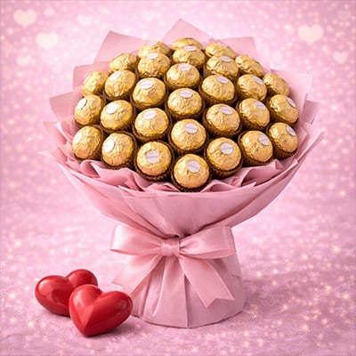 Chocolate Bouquet for Valentine’s Day – Premium Chocolate Gift Arrangement